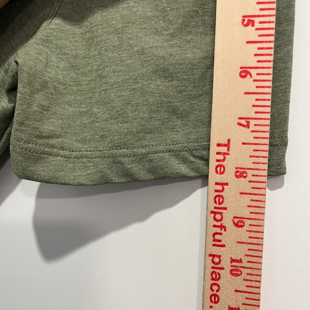 Lululemon Mens Evolution Polo Shirt Heathered Olive Green Short Sleeve Size S - Picture 5 of 7